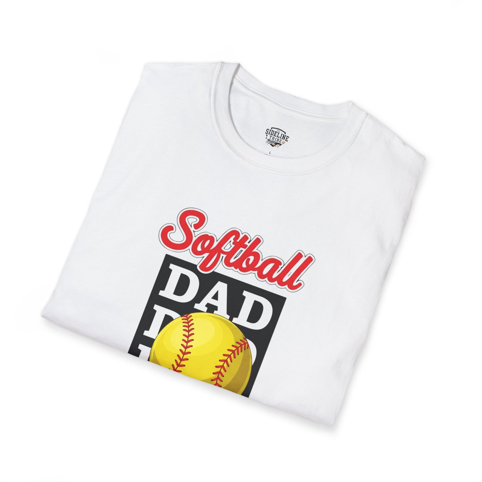 Softball Dad Vintage T-Shirt – Combed Cotton Tee for Men - The Sideline Tribe