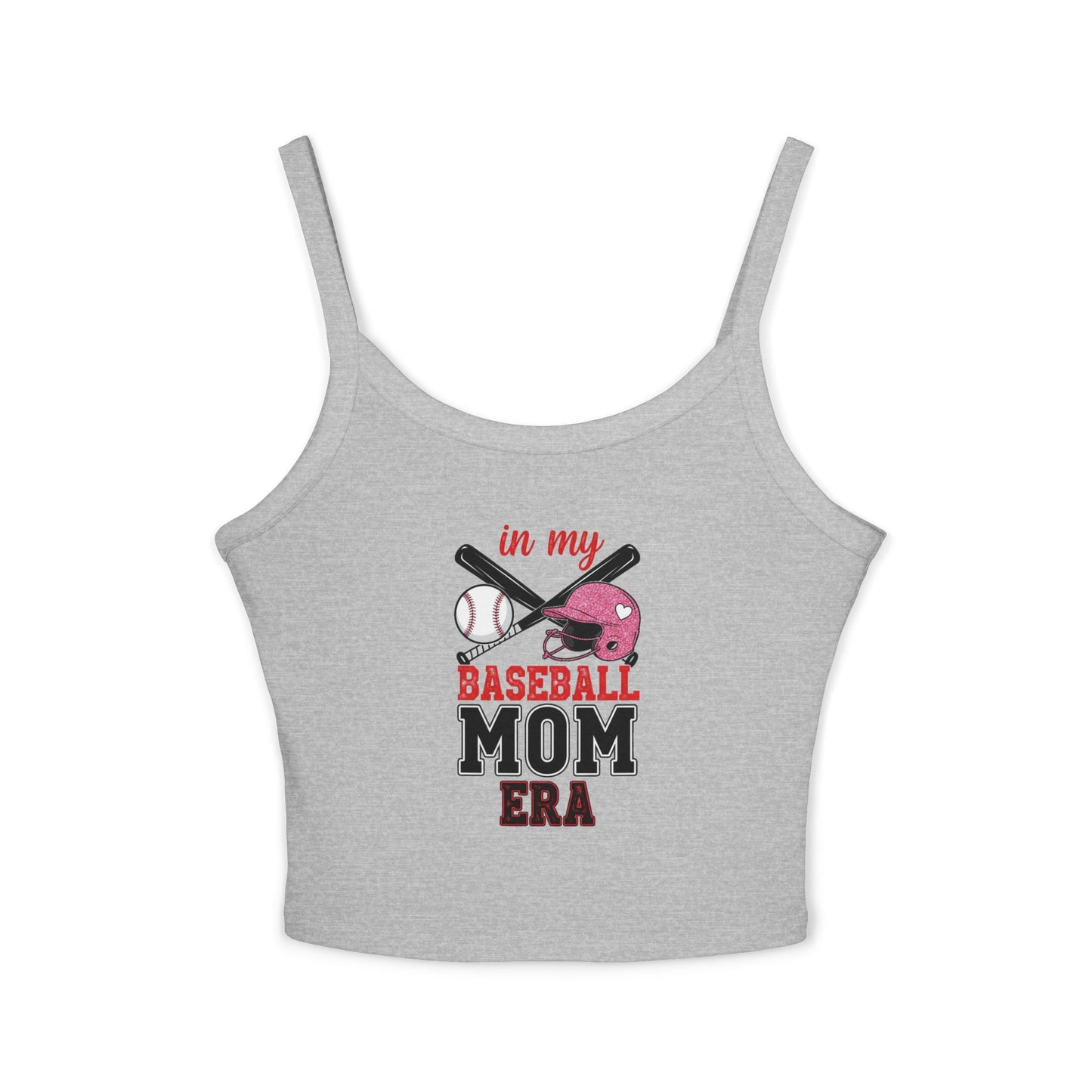 Baseball Mom Spaghetti Strap Tank Top – Soft & Stylish Game Day Apparel - The Sideline Tribe