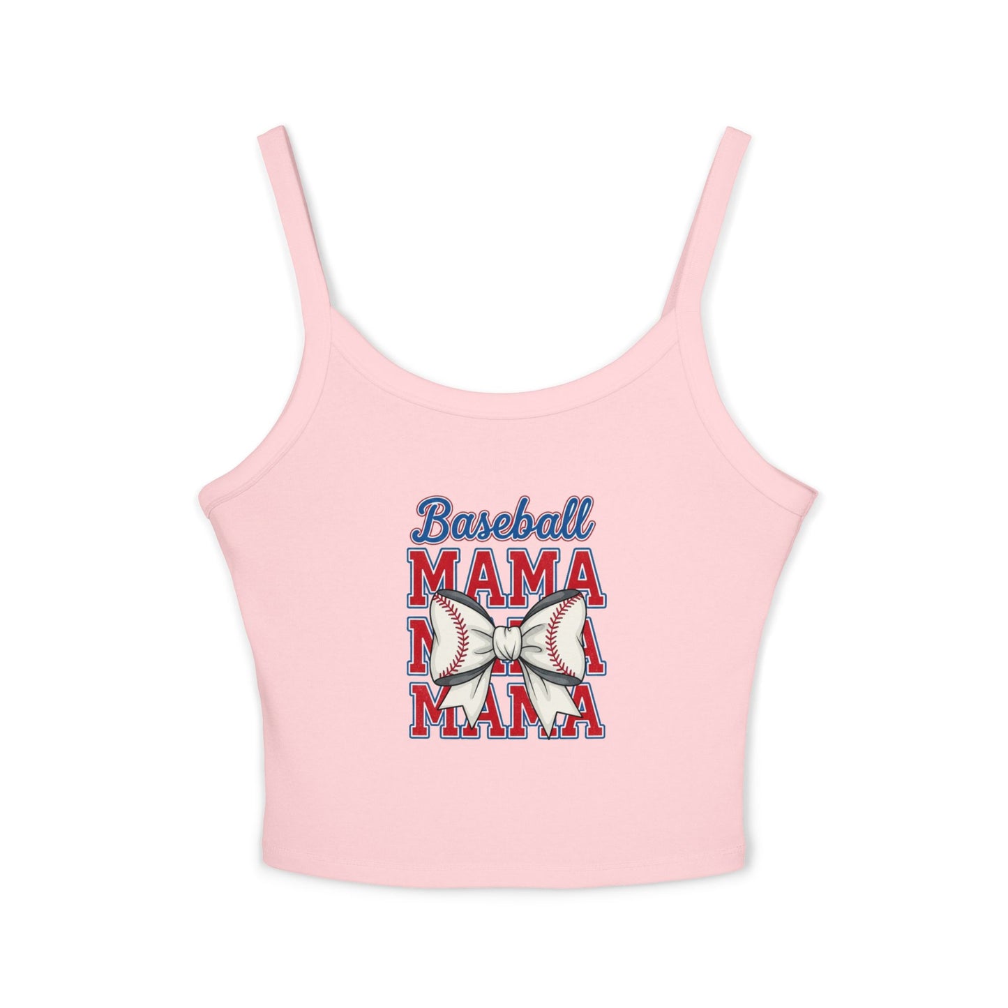 Baseball Mom Spaghetti Strap Tank Top – Soft & Stylish Game Day Apparel - The Sideline Tribe