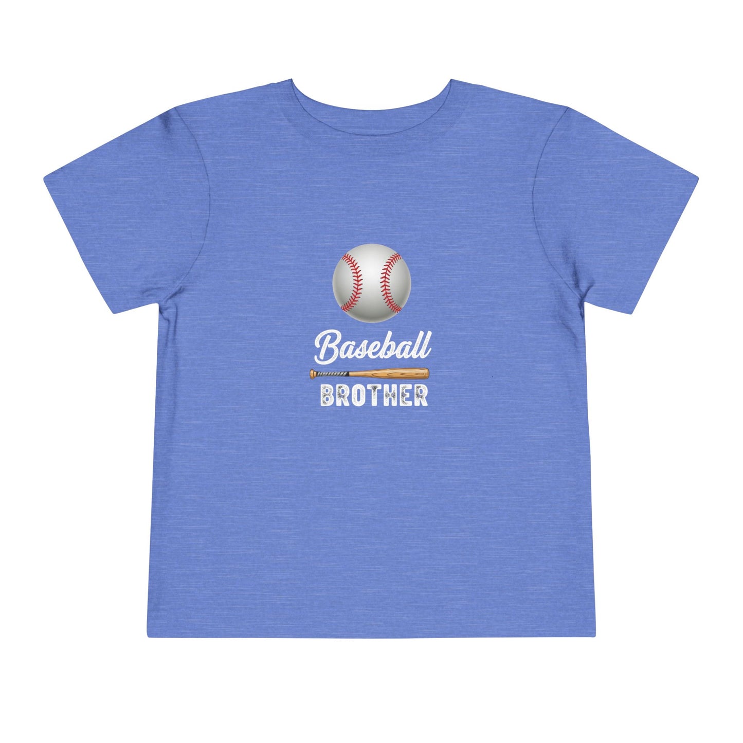 Baseball Brother Toddler Tee | Cute Kids’ Baseball Shirt for Little Siblings | Soft 100% Cotton Game Day Top