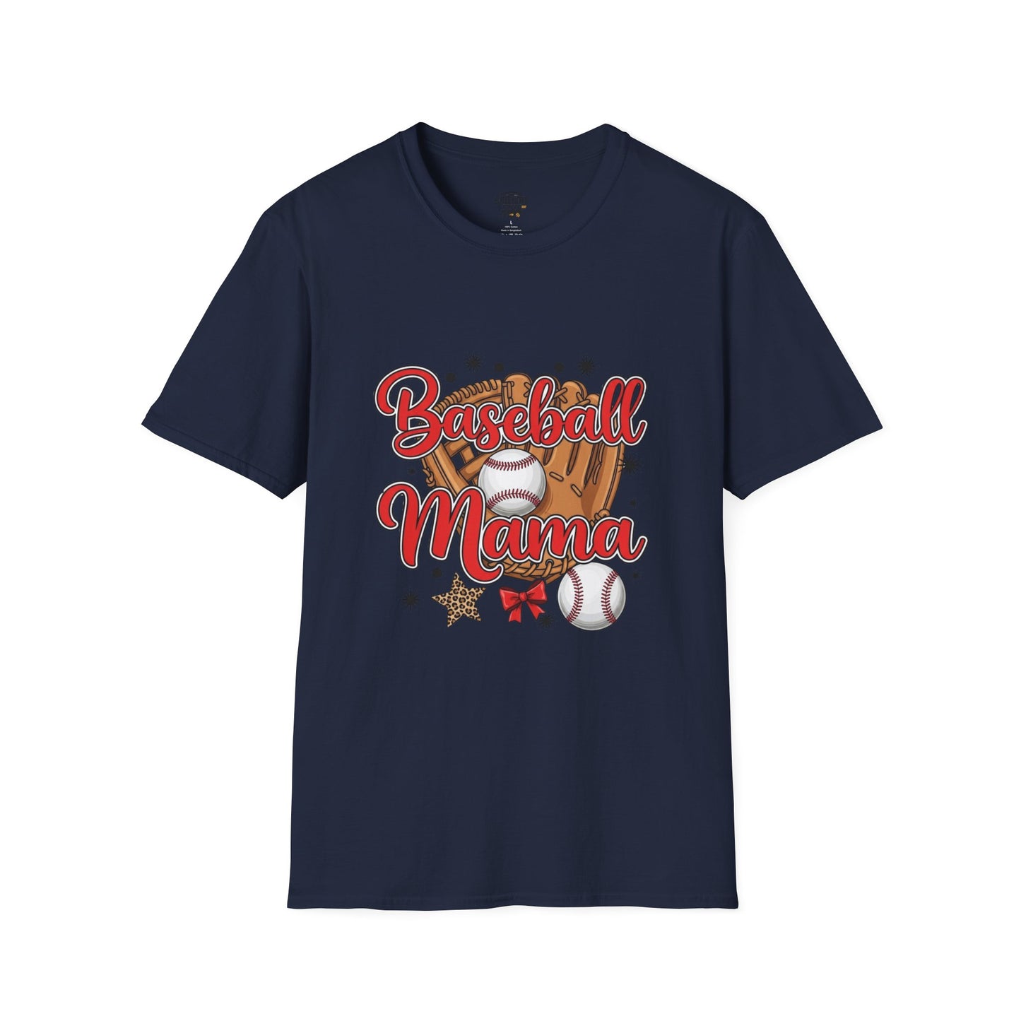 Baseball Mama Softstyle T-Shirt