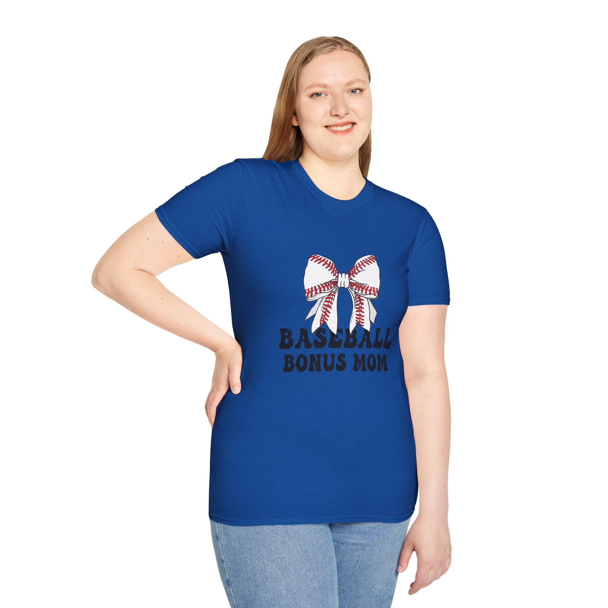 Baseball Bonus Mom T-Shirt – Premium Game Day Tee - The Sideline Tribe