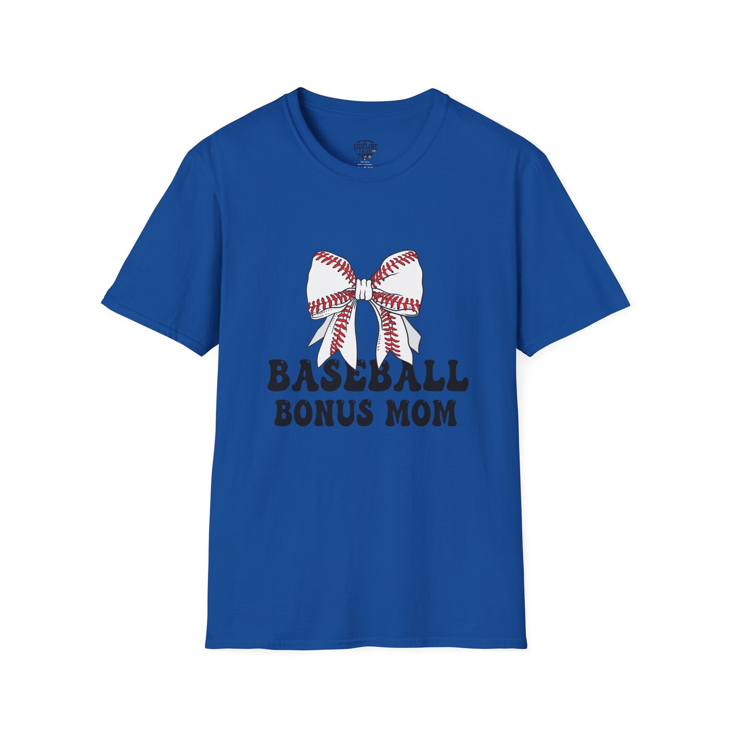Baseball Bonus Mom T-Shirt – Premium Game Day Tee - The Sideline Tribe