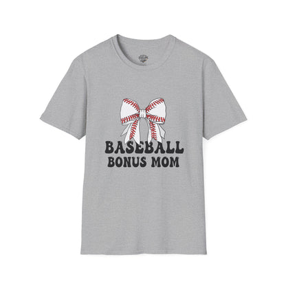 Baseball Bonus Mom T-Shirt – Premium Game Day Tee - The Sideline Tribe