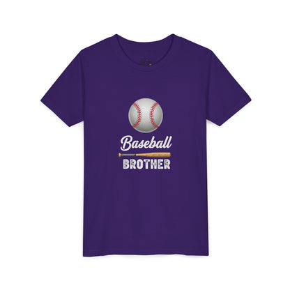 Baseball Brother Youth Tee – Cool Kids' Graphic Shirt | Soft Ring-Spun Cotton Game Day Wear
