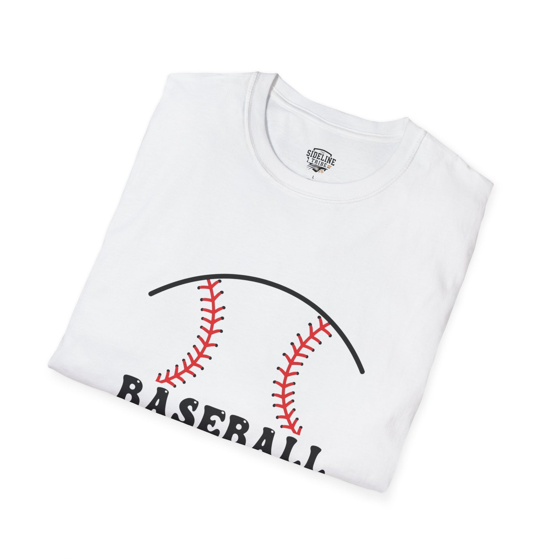 Baseball Bonus Mom Softstyle T-Shirt - The Sideline Tribe