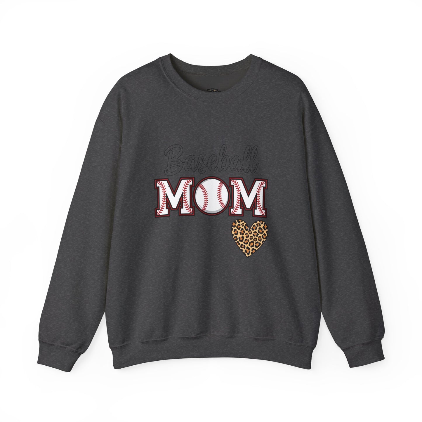 Baseball Mom Crewneck Sweatshirt – Cozy Game Day Pullover | Classic Sports Mom Sweater | Warm Team Spirit Apparel