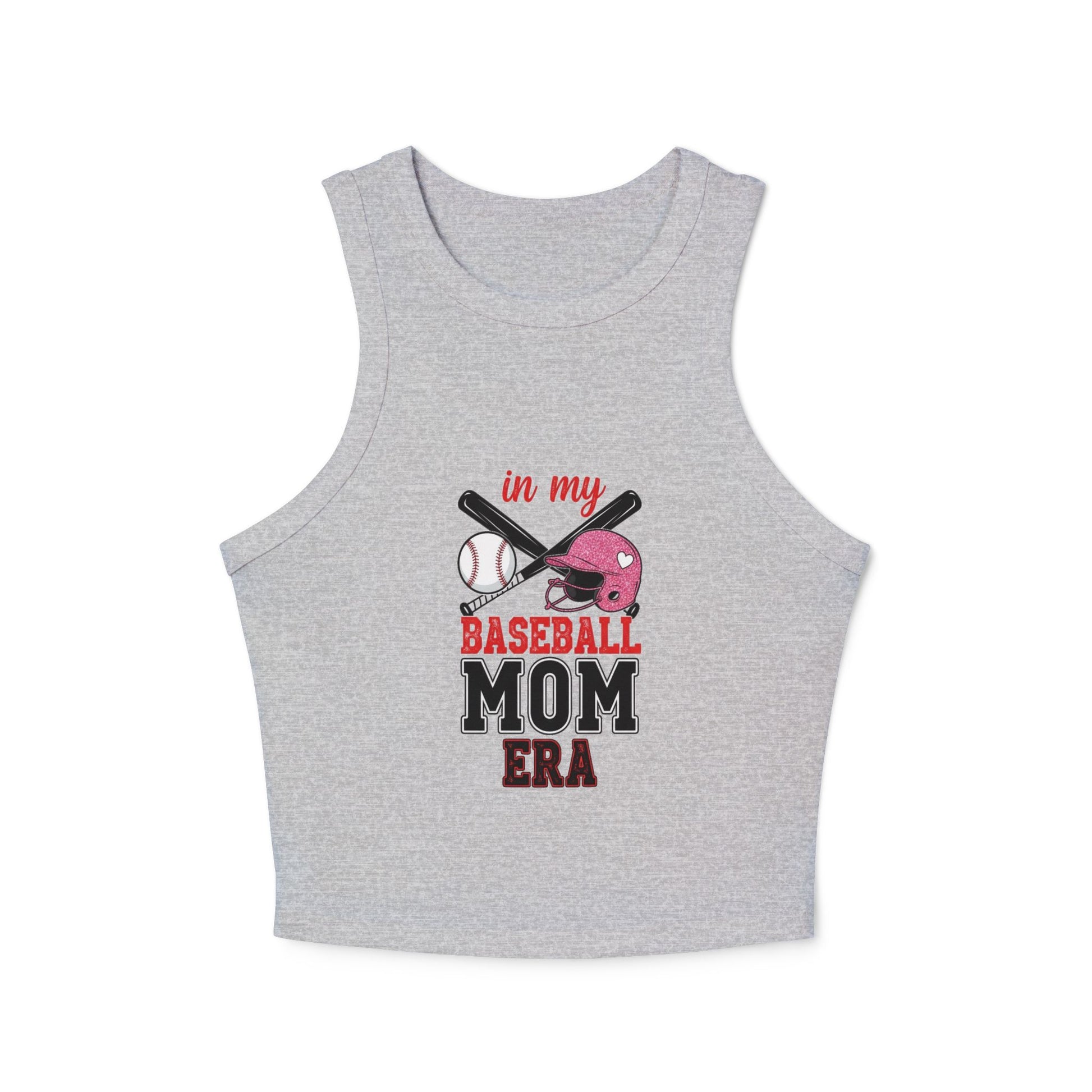 Baseball Mom Racer Tank Top – Cute & Stylish Athletic Wear for Game Day - The Sideline Tribe