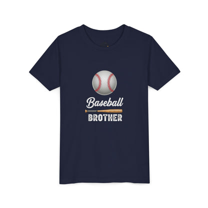 Baseball Brother Youth Tee – Cool Kids' Graphic Shirt | Soft Ring-Spun Cotton Game Day Wear