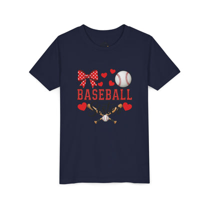Baseball Sister Youth Tee – Cute Sports Fan Shirt for Girls | Soft Airlume Cotton Kids T-Shirt | Game Day Outfit