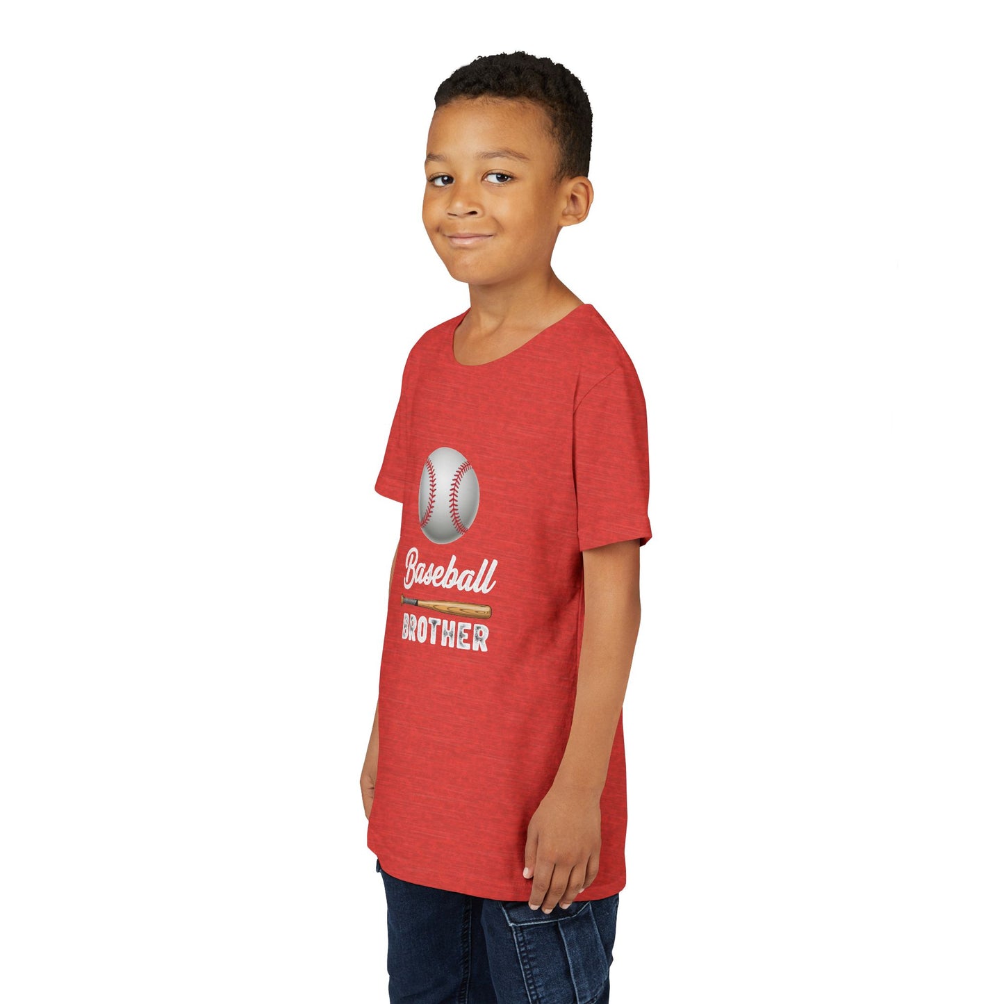 Baseball Brother Youth Tee – Cool Kids' Graphic Shirt | Soft Ring-Spun Cotton Game Day Wear