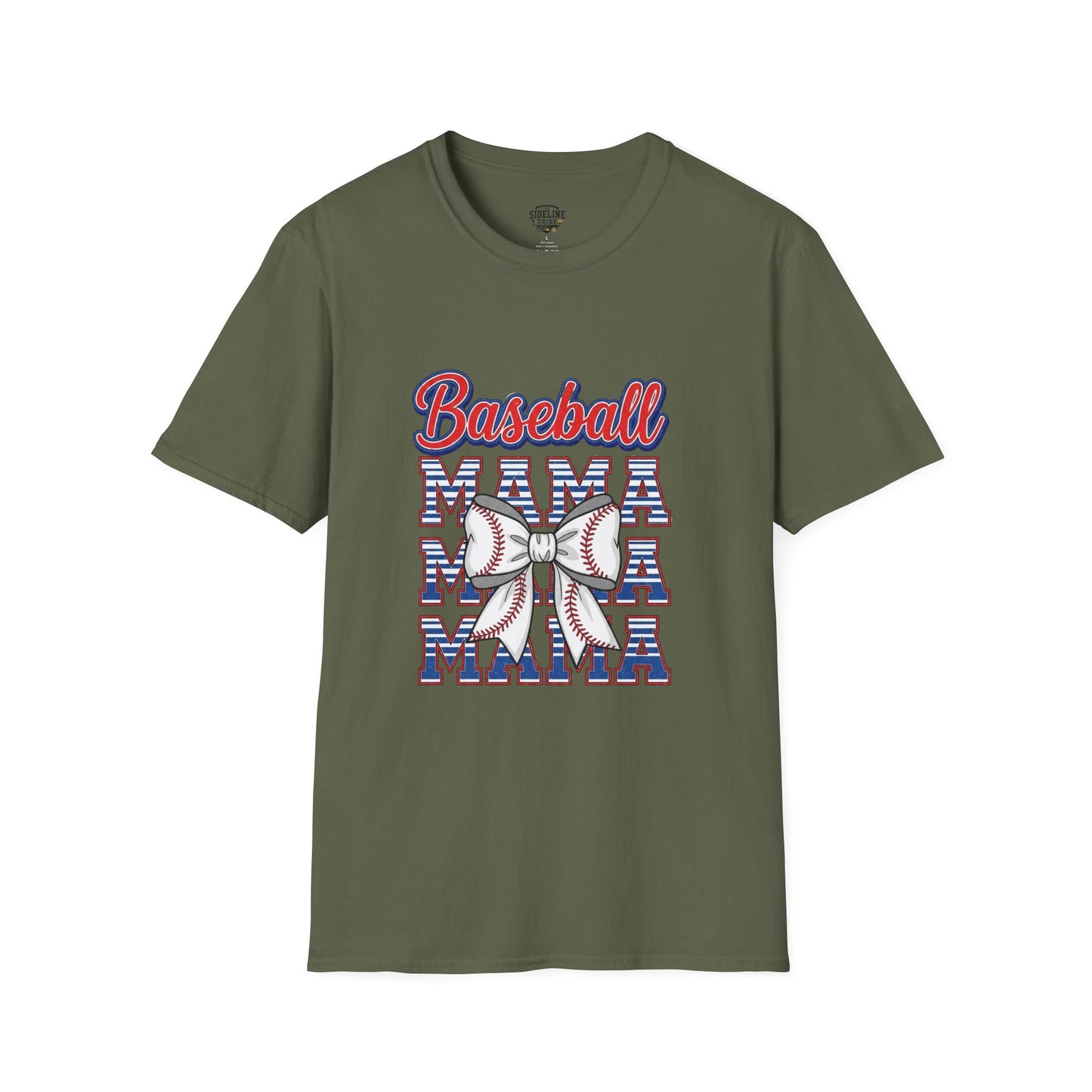 Baseball Mama Unisex Softstyle T-Shirt - The Sideline Tribe