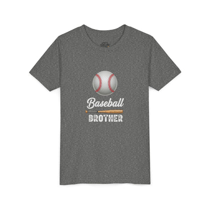 Baseball Brother Youth Tee – Cool Kids' Graphic Shirt | Soft Ring-Spun Cotton Game Day Wear