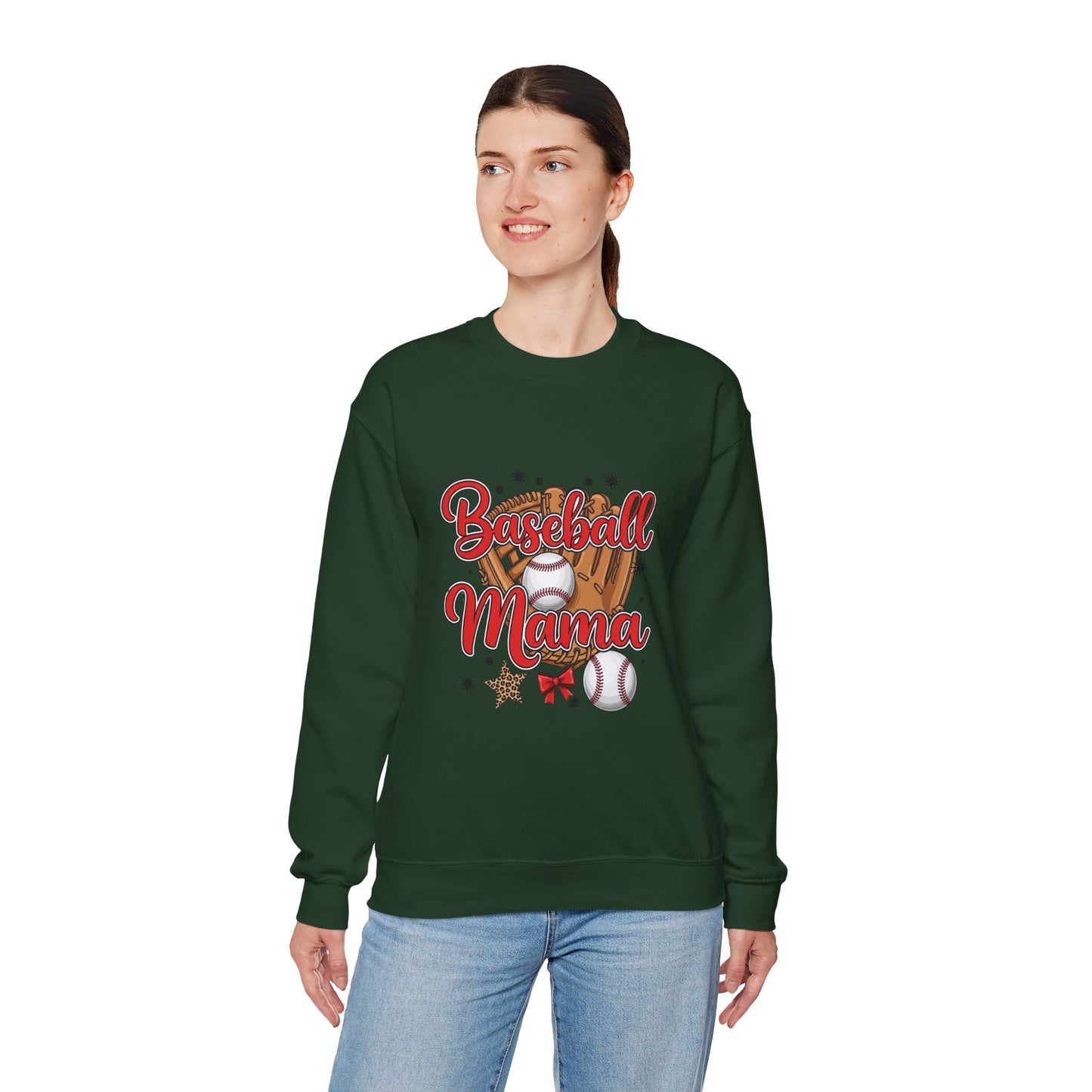 Baseball Mama Crewneck Sweatshirt