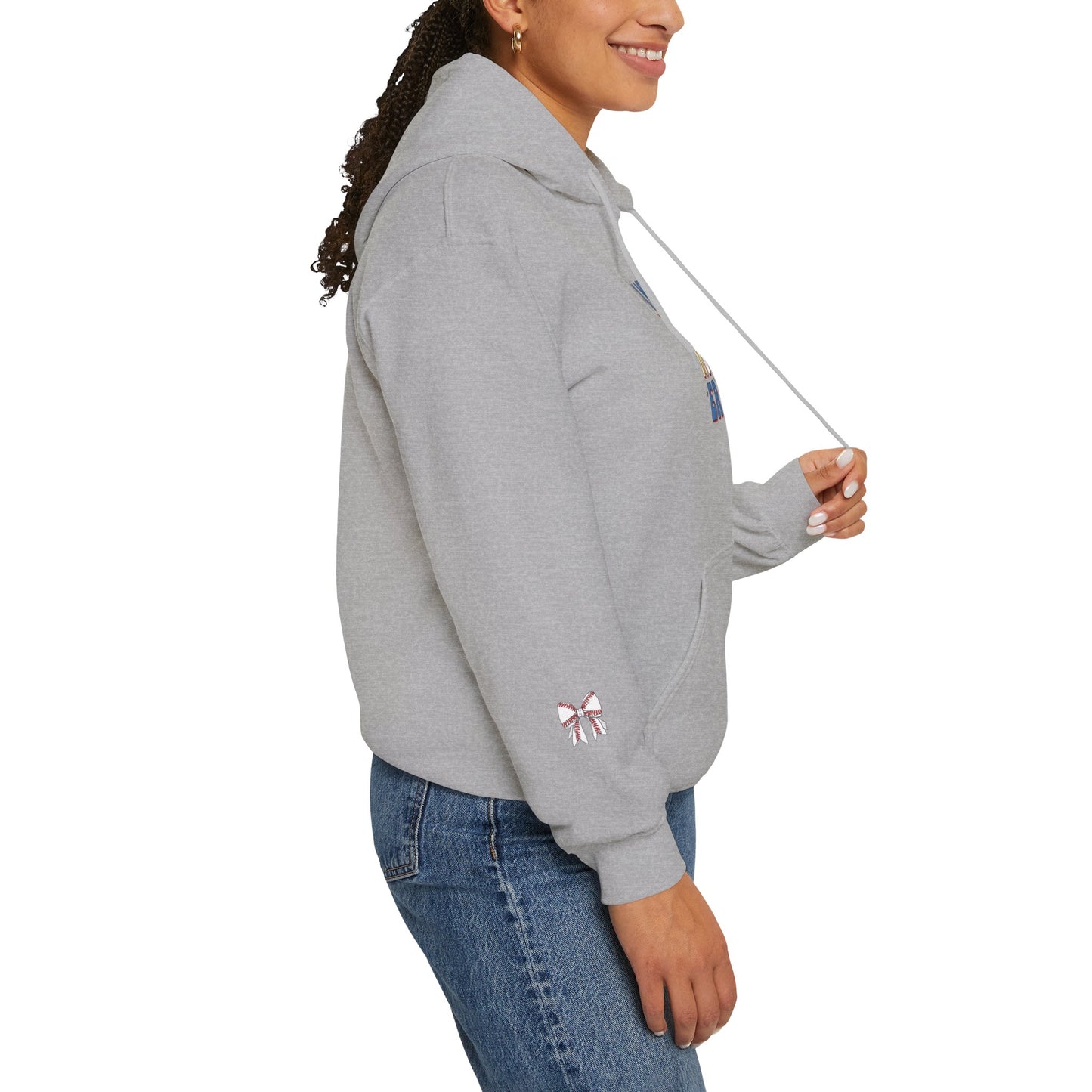 Baseball Era Mom Hoodie – Cozy & Personalized Hoodie for Game Day - The Sideline Tribe