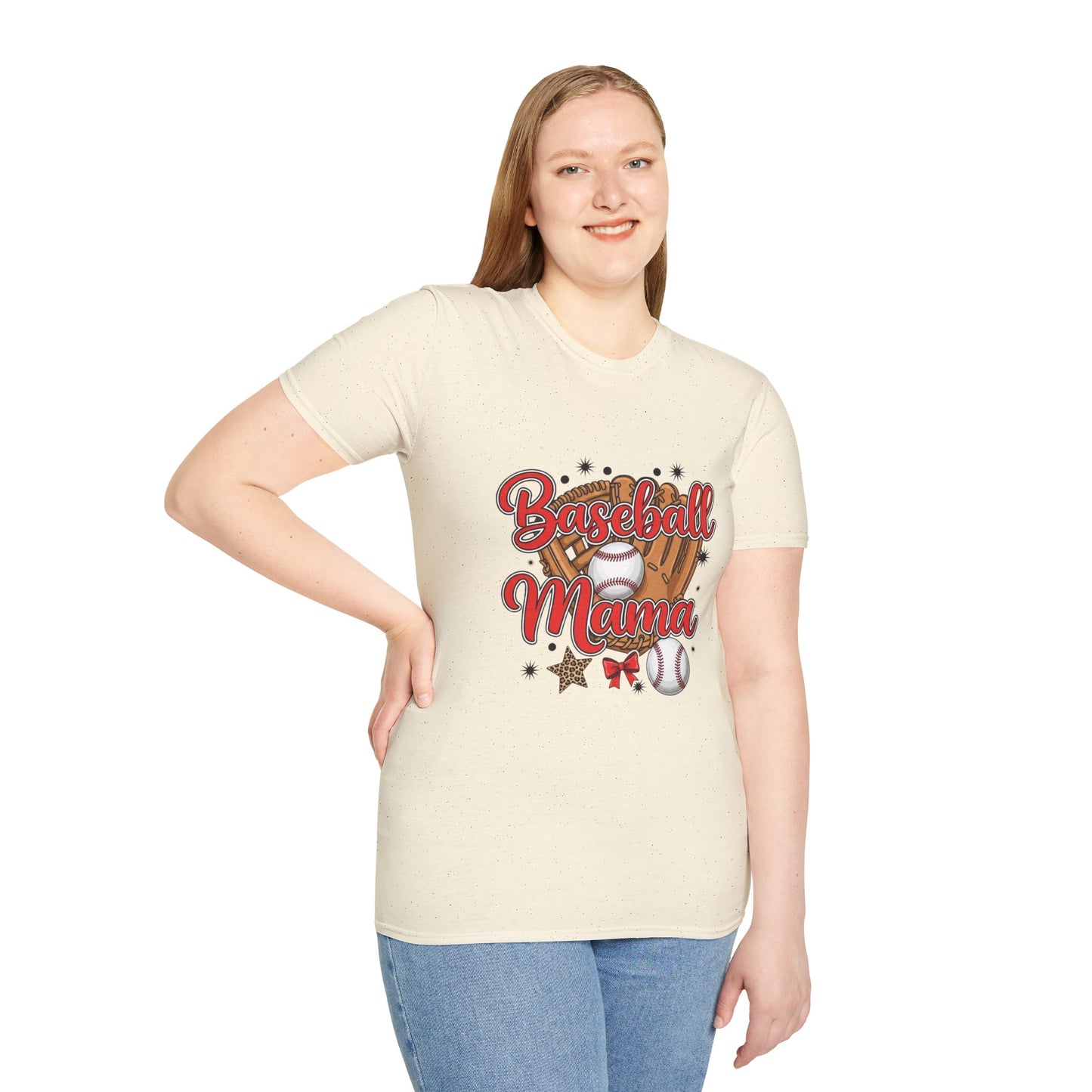 Baseball Mama Softstyle T-Shirt