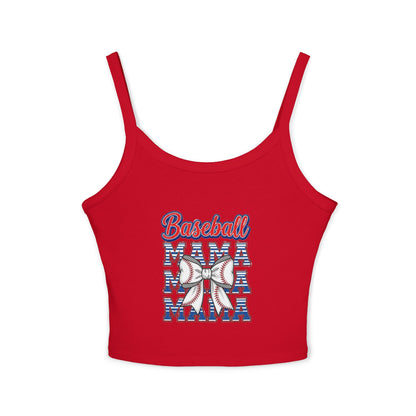 Baseball Mama Spaghetti Strap Tank Top