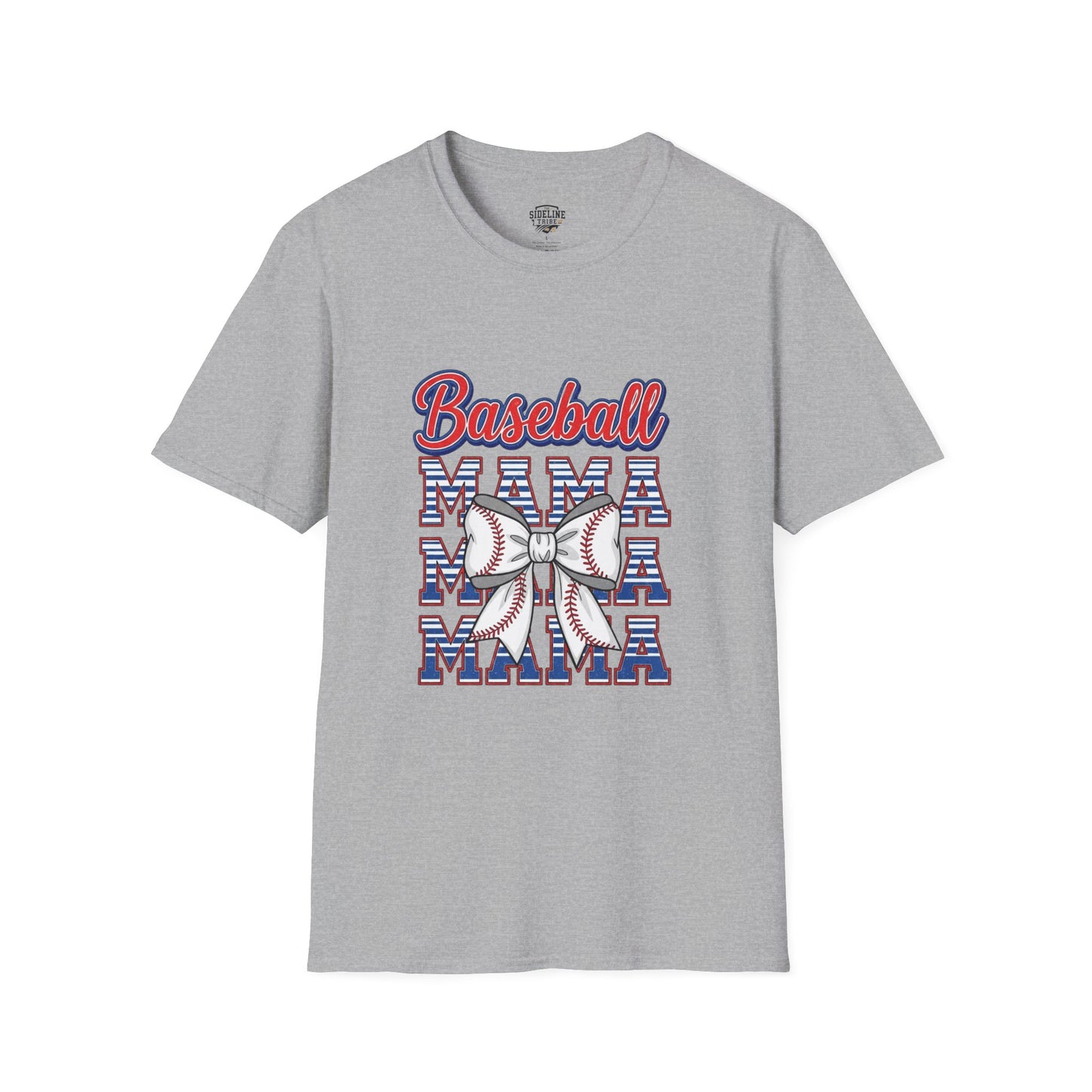 Baseball Mama Unisex Softstyle T-Shirt - The Sideline Tribe
