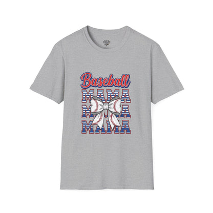 Baseball Mama Unisex Softstyle T-Shirt - The Sideline Tribe