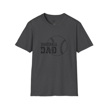 Baseball Dad Softstyle T-Shirt | Perfect Gift for Father's Day & Sports Fans