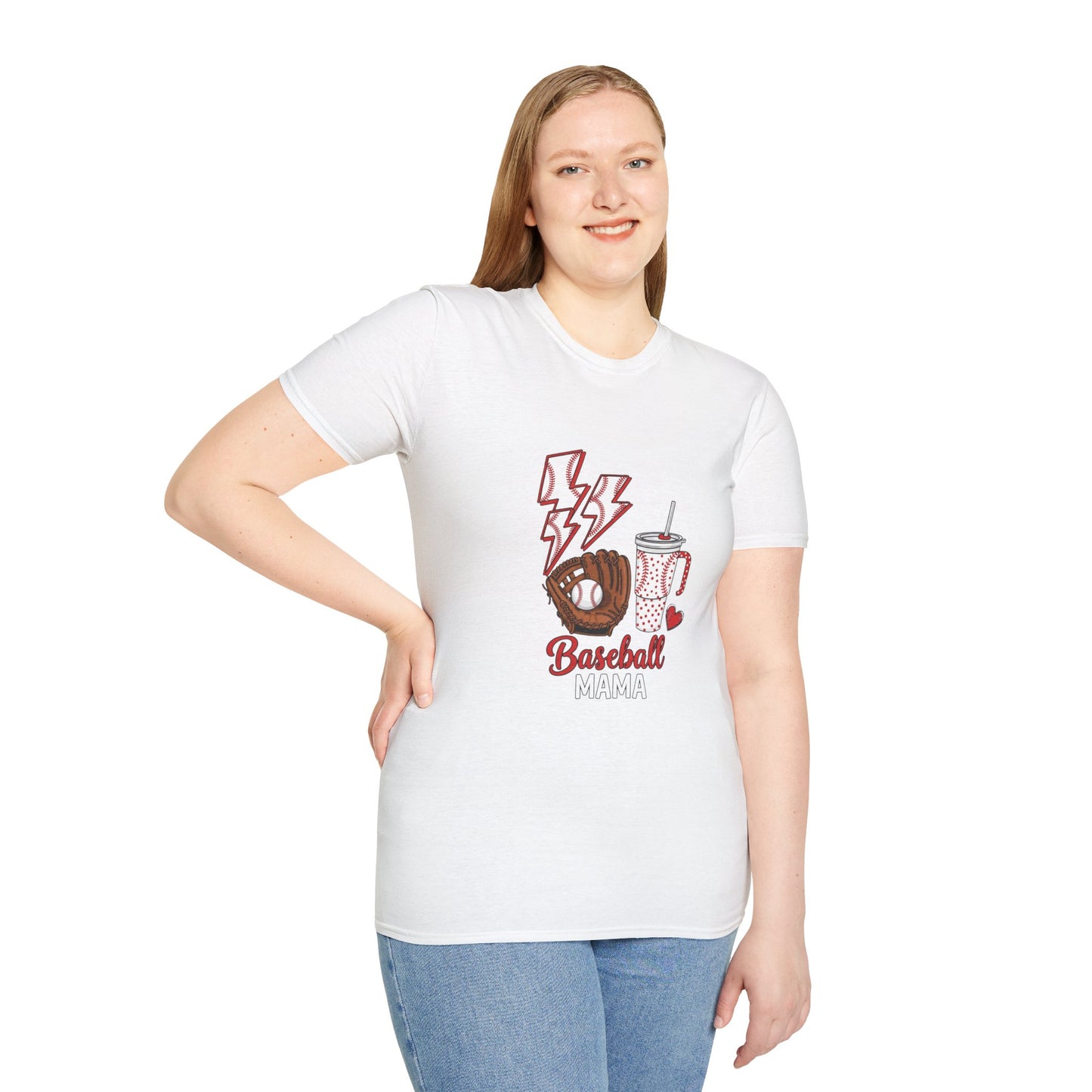 Baseball Mom Softstyle T-Shirt