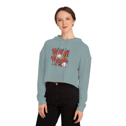 Baseball Mama Cropped Hoodie