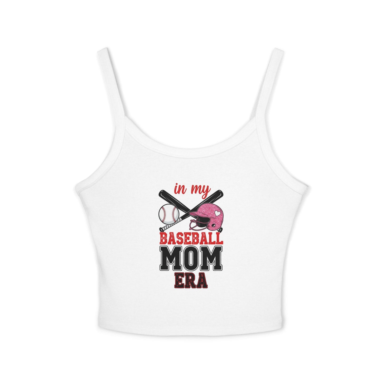 Baseball Mom Spaghetti Strap Tank Top – Soft & Stylish Game Day Apparel - The Sideline Tribe