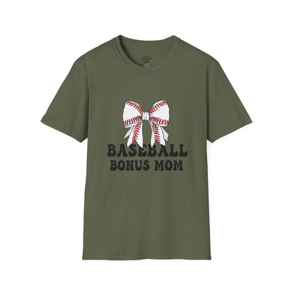 Baseball Bonus Mom T-Shirt – Premium Game Day Tee - The Sideline Tribe