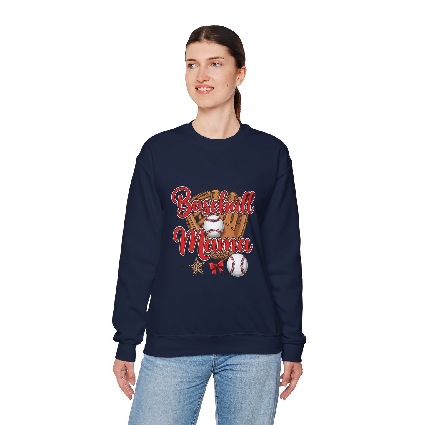 Baseball Mama Crewneck Sweatshirt