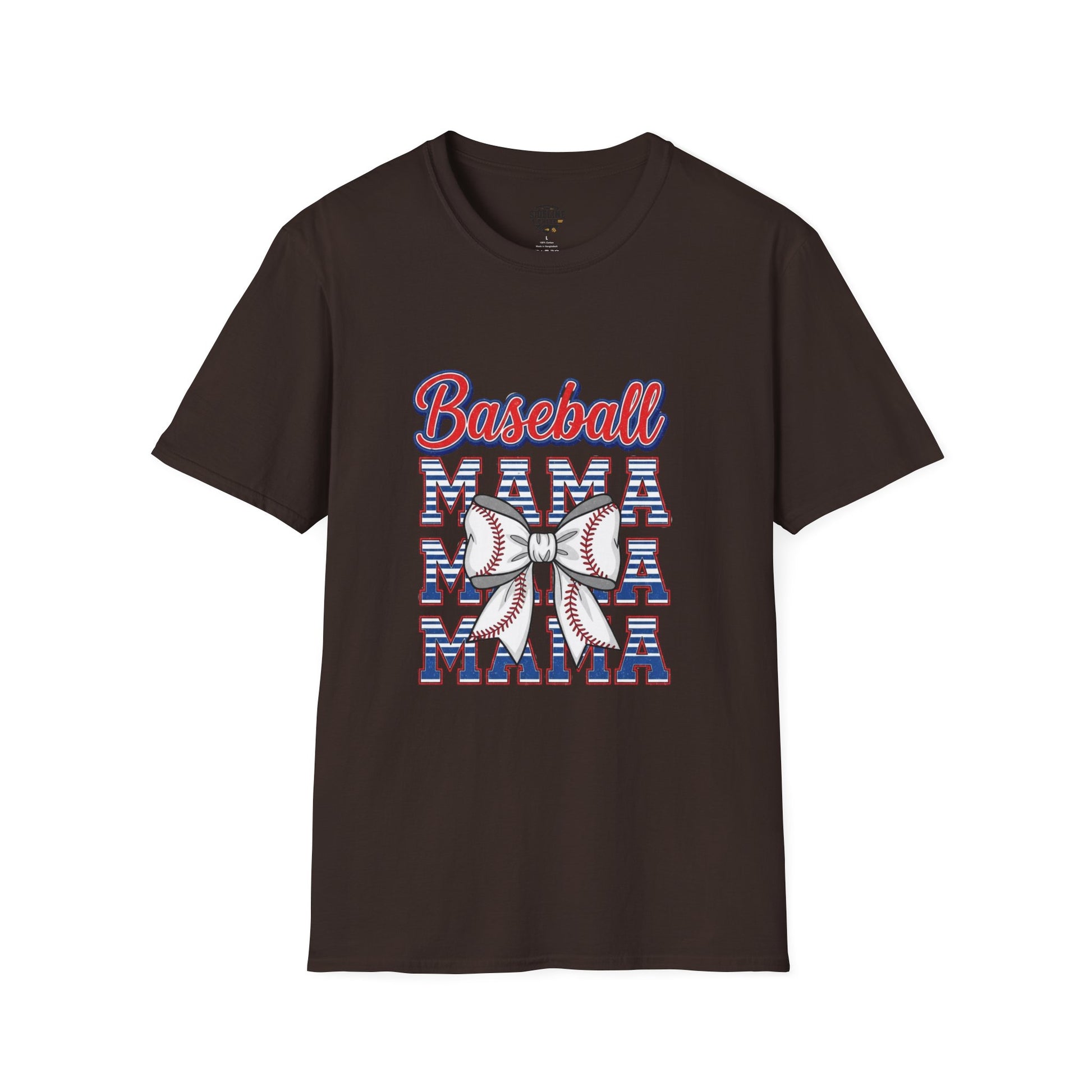 Baseball Mama Unisex Softstyle T-Shirt - The Sideline Tribe