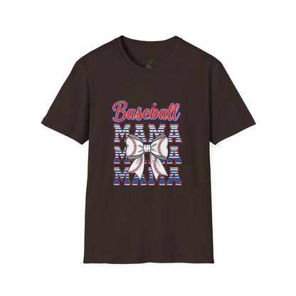 Baseball Mama Unisex Softstyle T-Shirt - The Sideline Tribe