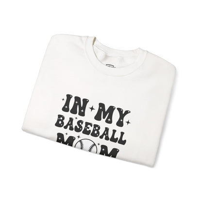 Baseball Mom Sweatshirt – Cozy Unisex Heavy Blend Crewneck | Classic Game Day Pullover | Warm Sports Mom Gift