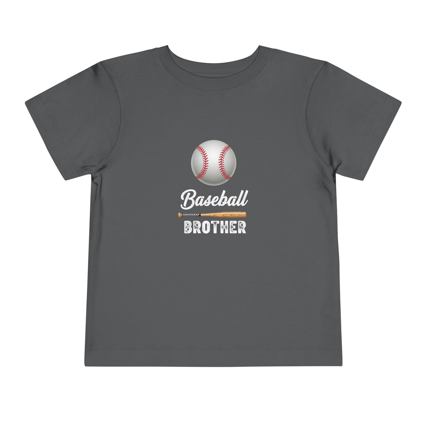 Baseball Brother Toddler Tee | Cute Kids’ Baseball Shirt for Little Siblings | Soft 100% Cotton Game Day Top