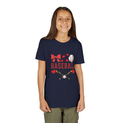 Baseball Sister Youth Tee – Cute Sports Fan Shirt for Girls | Soft Airlume Cotton Kids T-Shirt | Game Day Outfit