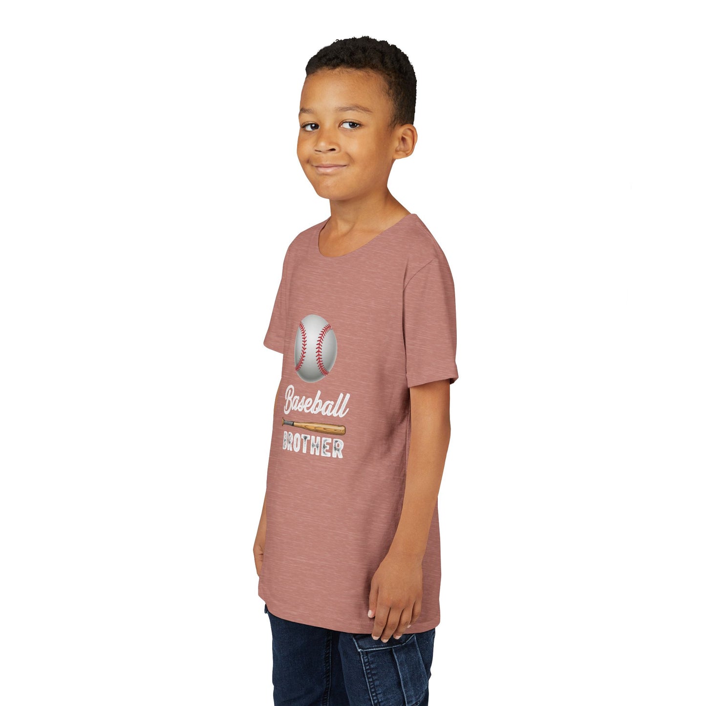 Baseball Brother Youth Tee – Cool Kids' Graphic Shirt | Soft Ring-Spun Cotton Game Day Wear