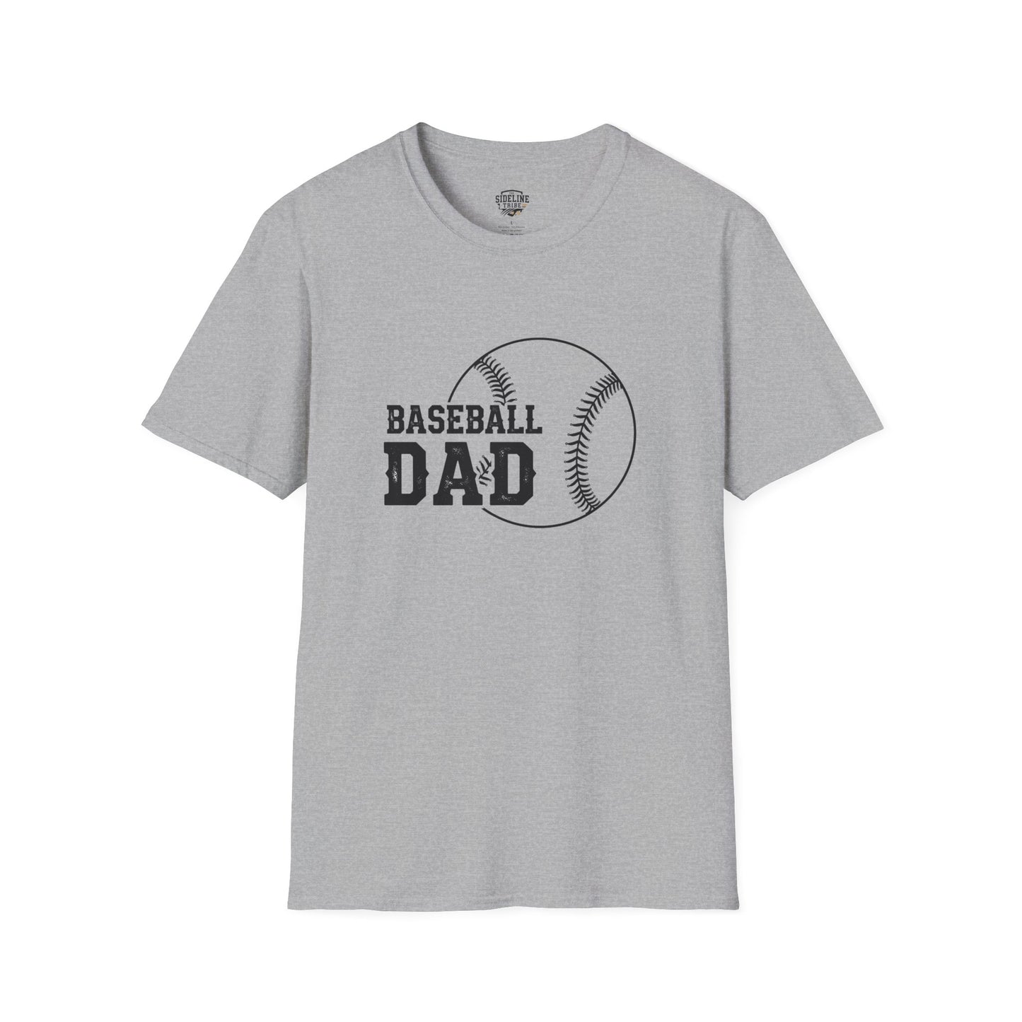 Baseball Dad Softstyle T-Shirt | Perfect Gift for Father's Day & Sports Fans
