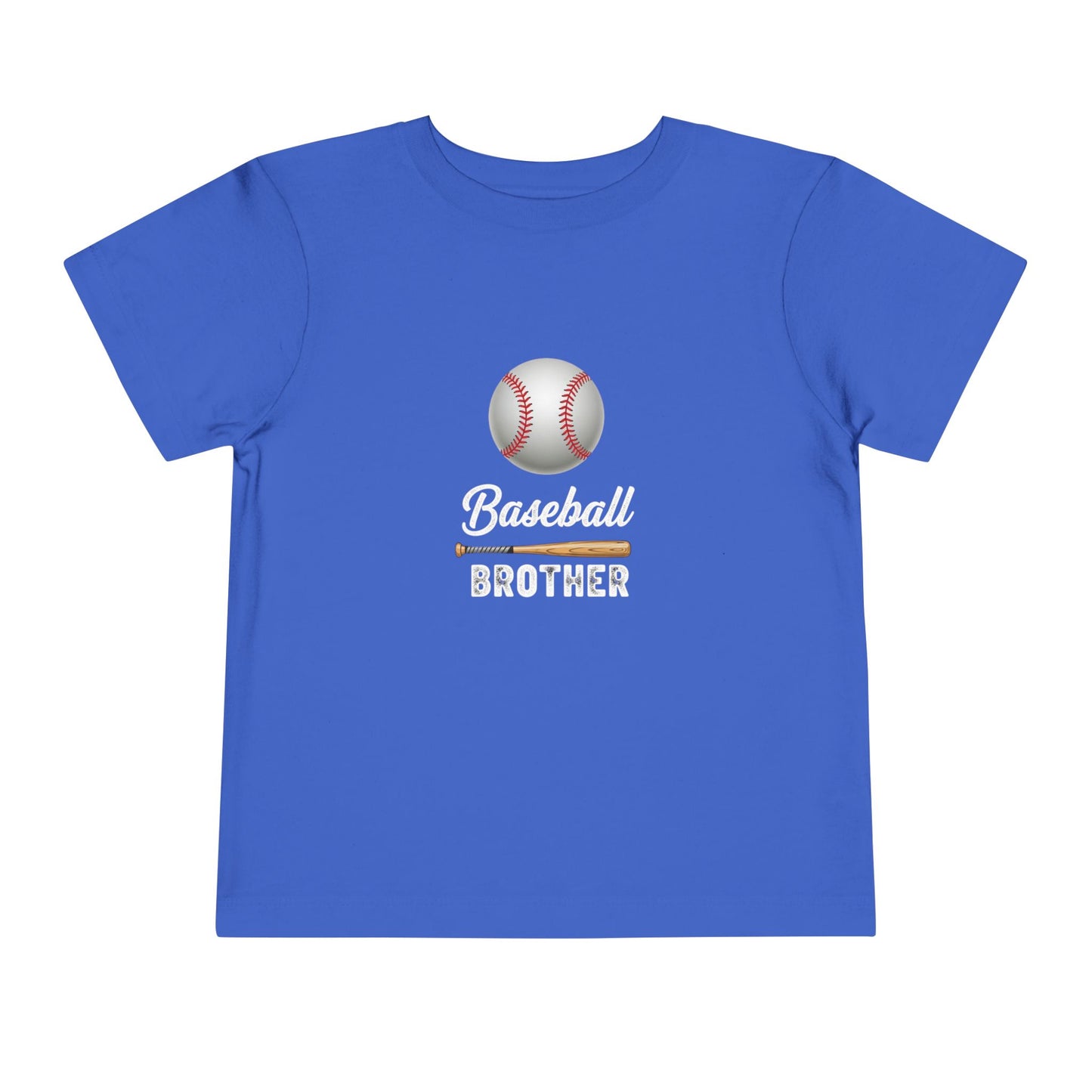 Baseball Brother Toddler Tee | Cute Kids’ Baseball Shirt for Little Siblings | Soft 100% Cotton Game Day Top