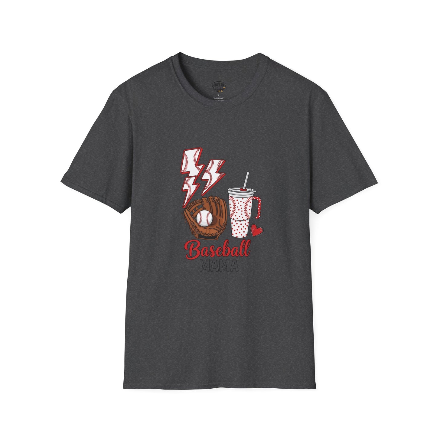 Baseball Mom Softstyle T-Shirt