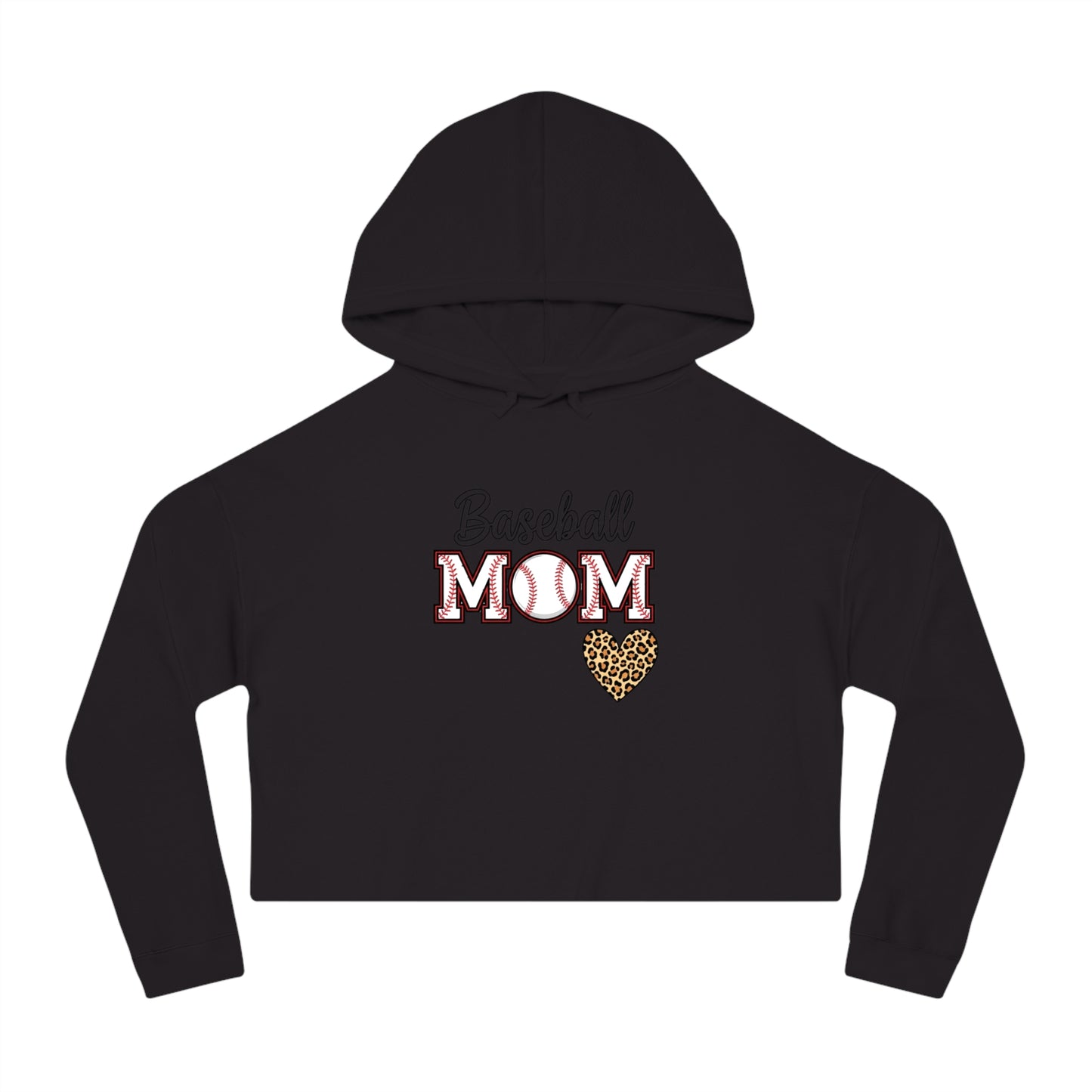 Baseball Mom Cropped Hoodie