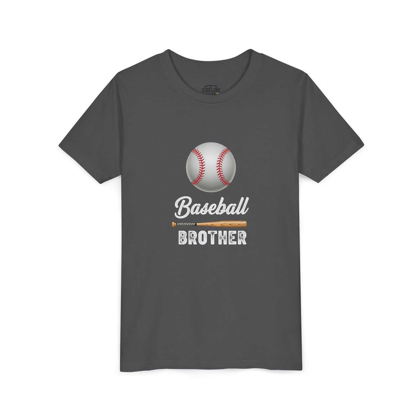 Baseball Brother Youth Tee – Cool Kids' Graphic Shirt | Soft Ring-Spun Cotton Game Day Wear