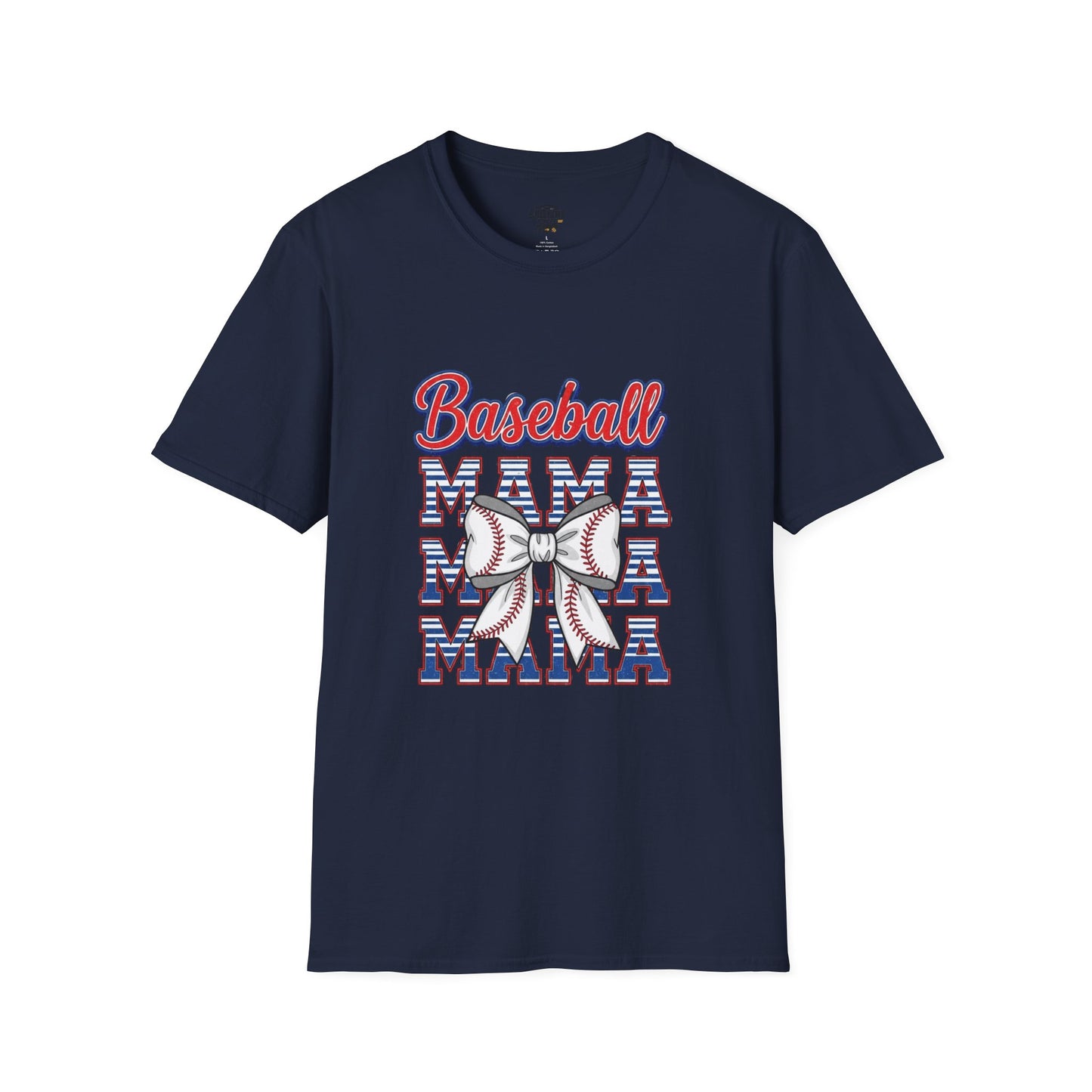 Baseball Mama Unisex Softstyle T-Shirt - The Sideline Tribe