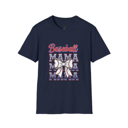 Baseball Mama Unisex Softstyle T-Shirt - The Sideline Tribe