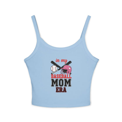 Baseball Mom Spaghetti Strap Tank Top – Soft & Stylish Game Day Apparel - The Sideline Tribe