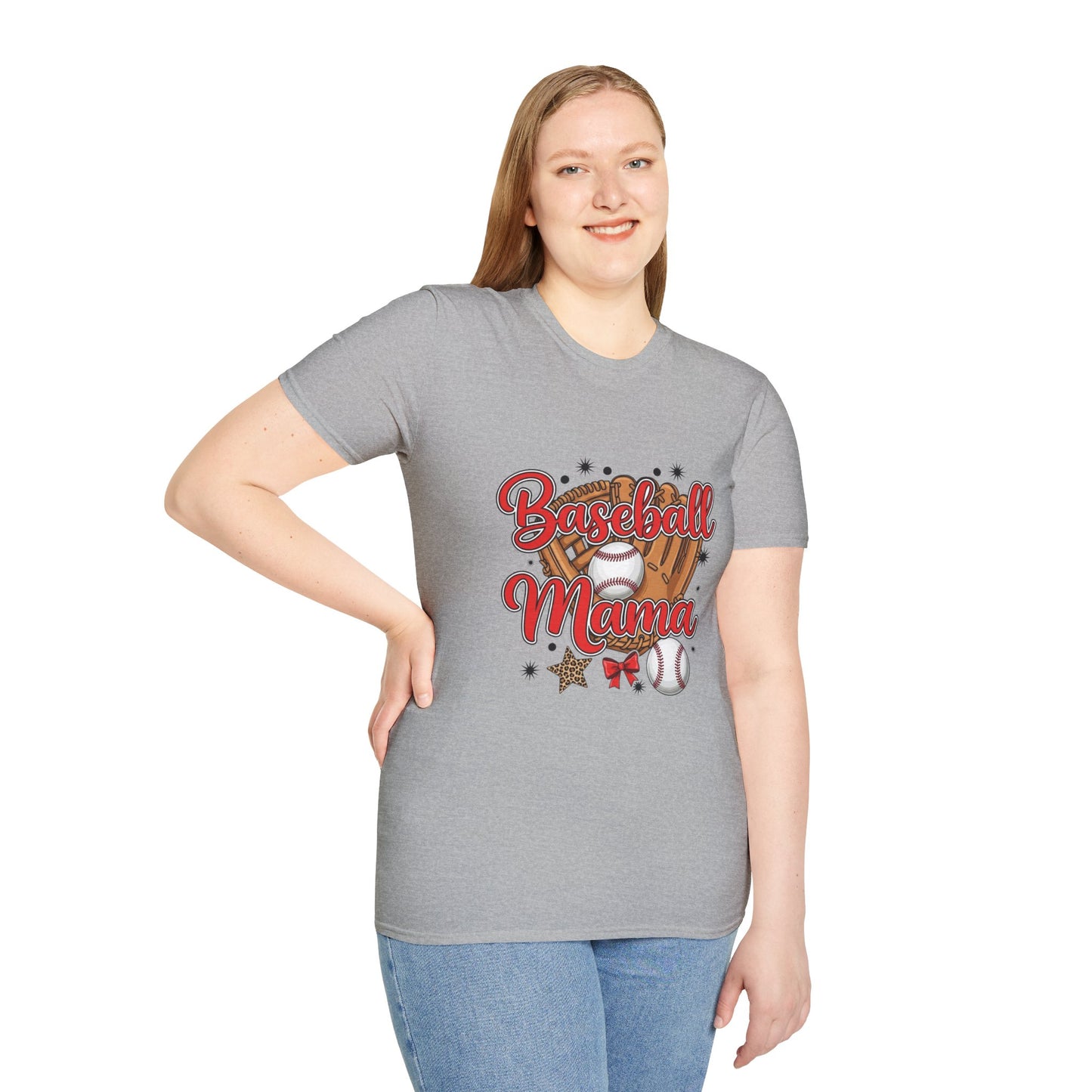 Baseball Mama Softstyle T-Shirt