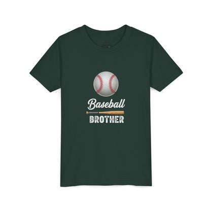 Baseball Brother Youth Tee – Cool Kids' Graphic Shirt | Soft Ring-Spun Cotton Game Day Wear