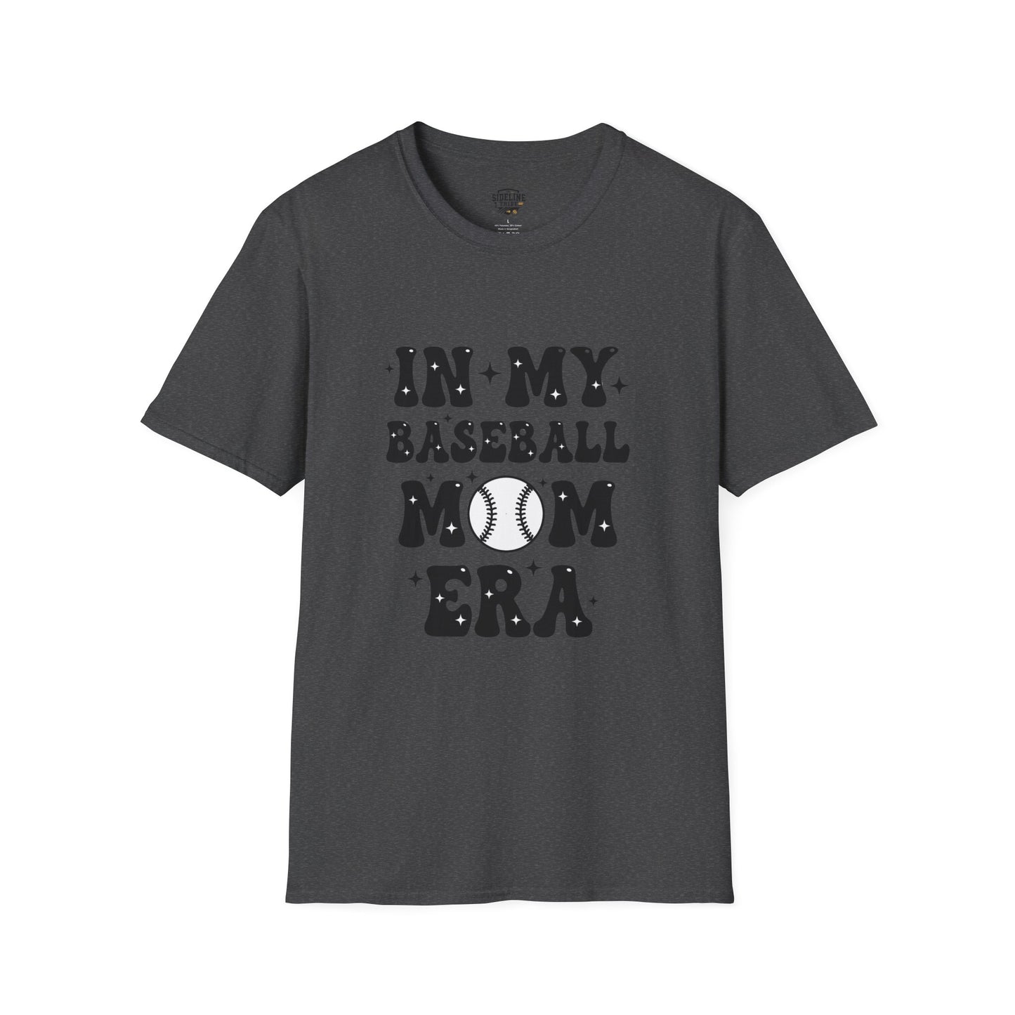 Baseball Mom Unisex T-Shirt – “In My Baseball Era” Graphic Tee | Retro Sports Mom Shirt | Game Day Essential