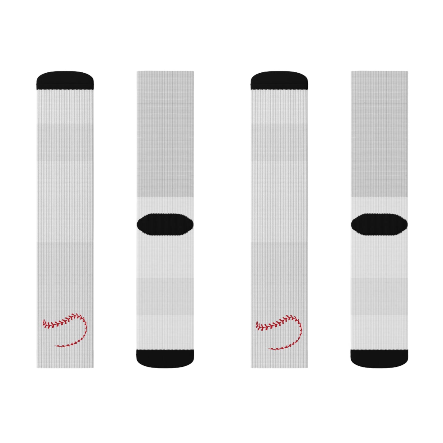 Personalized Baseball Sublimation Socks – Fleece-Lined Crew Socks for Game Day Fans - The Sideline Tribe