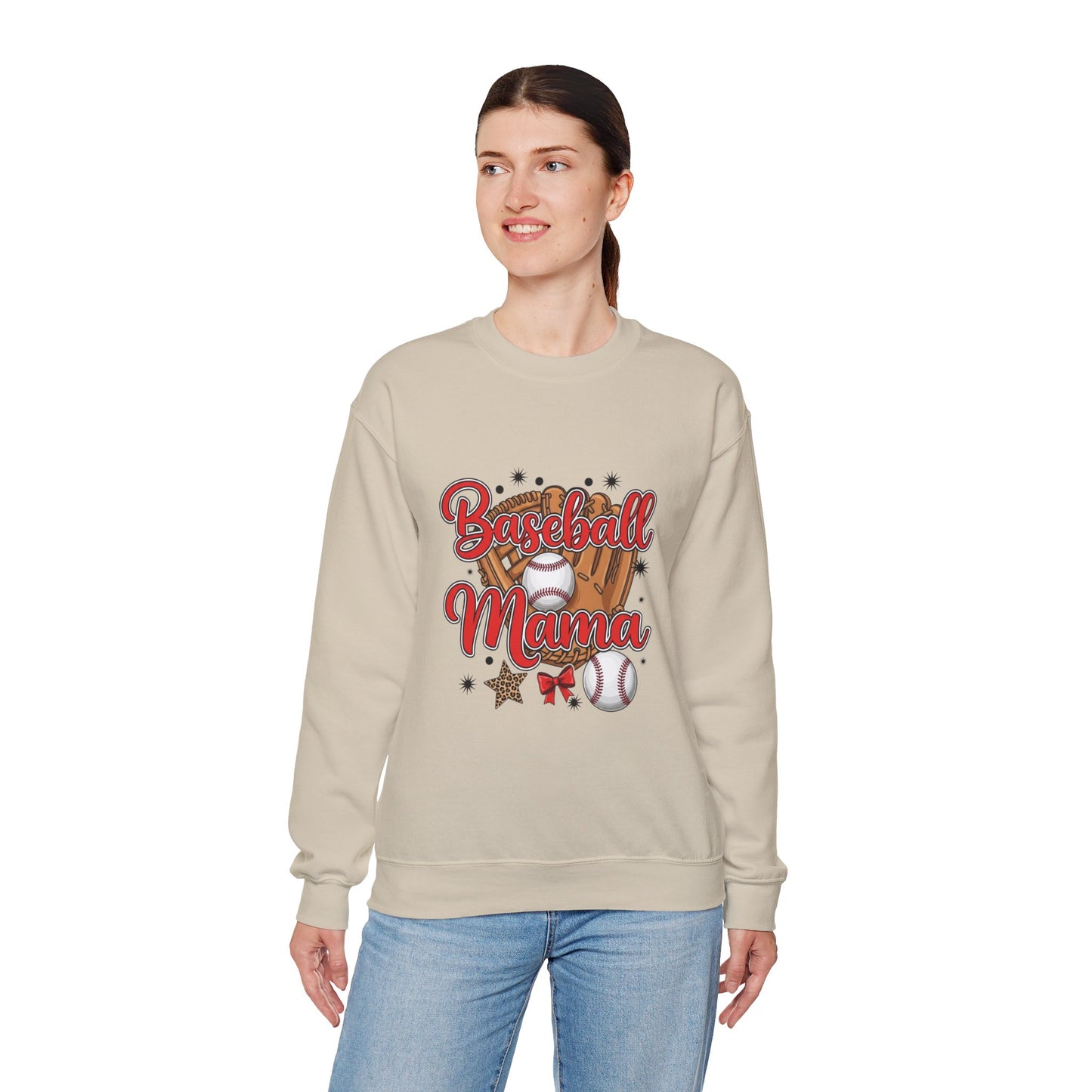 Baseball Mama Crewneck Sweatshirt