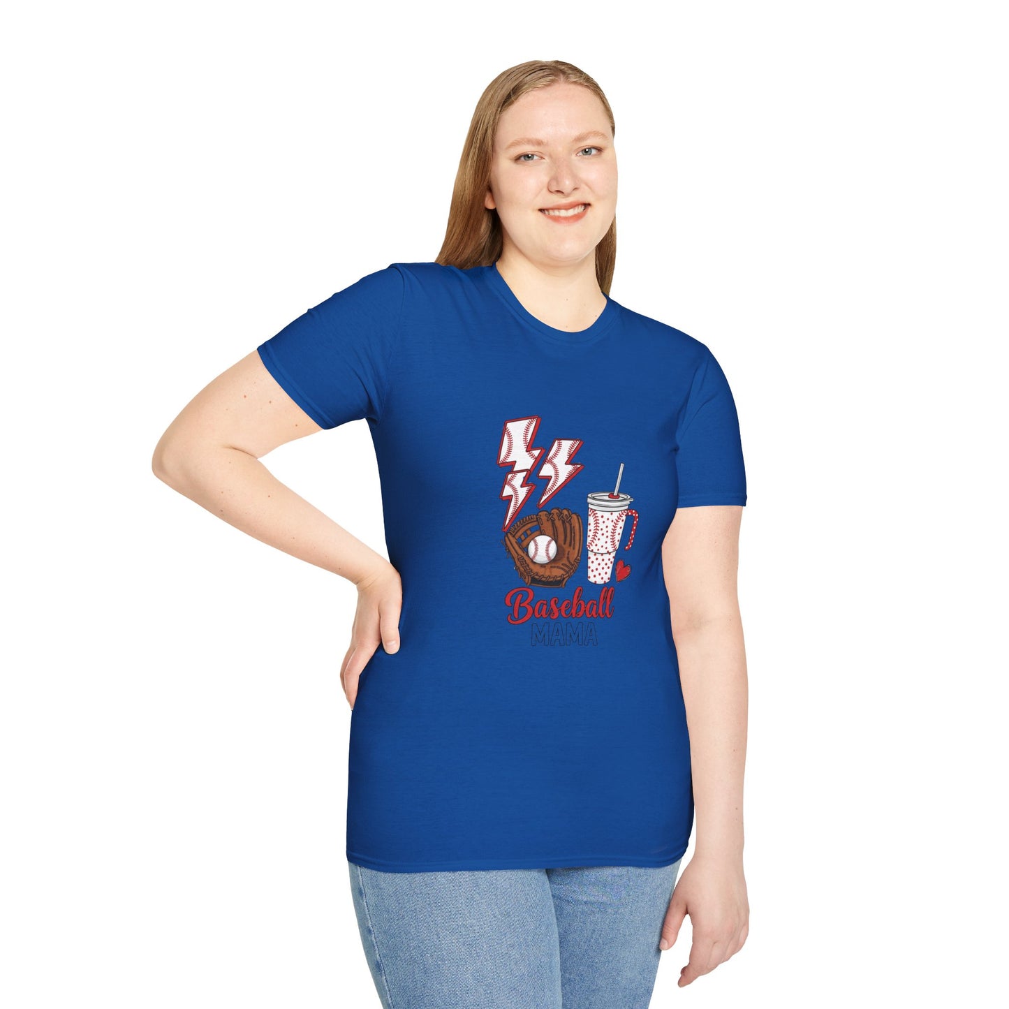 Baseball Mom Softstyle T-Shirt