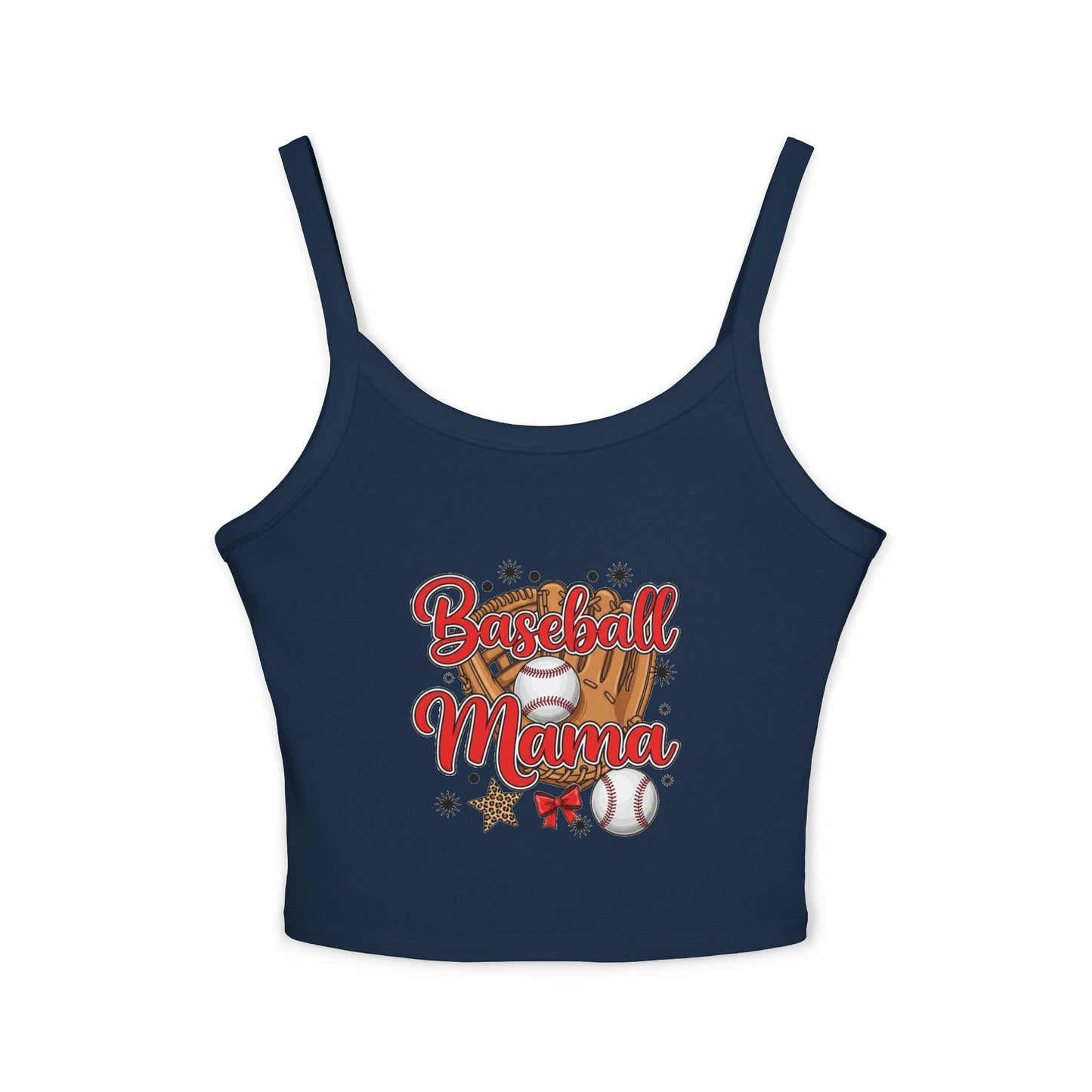 Baseball Mama Spaghetti Strap Tank Top